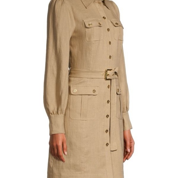 Michael Kors Hemp Utility Dress - Picture 3 of 8